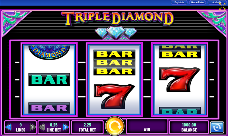 Triple Diamond Slot Machine Online for Free by IGT