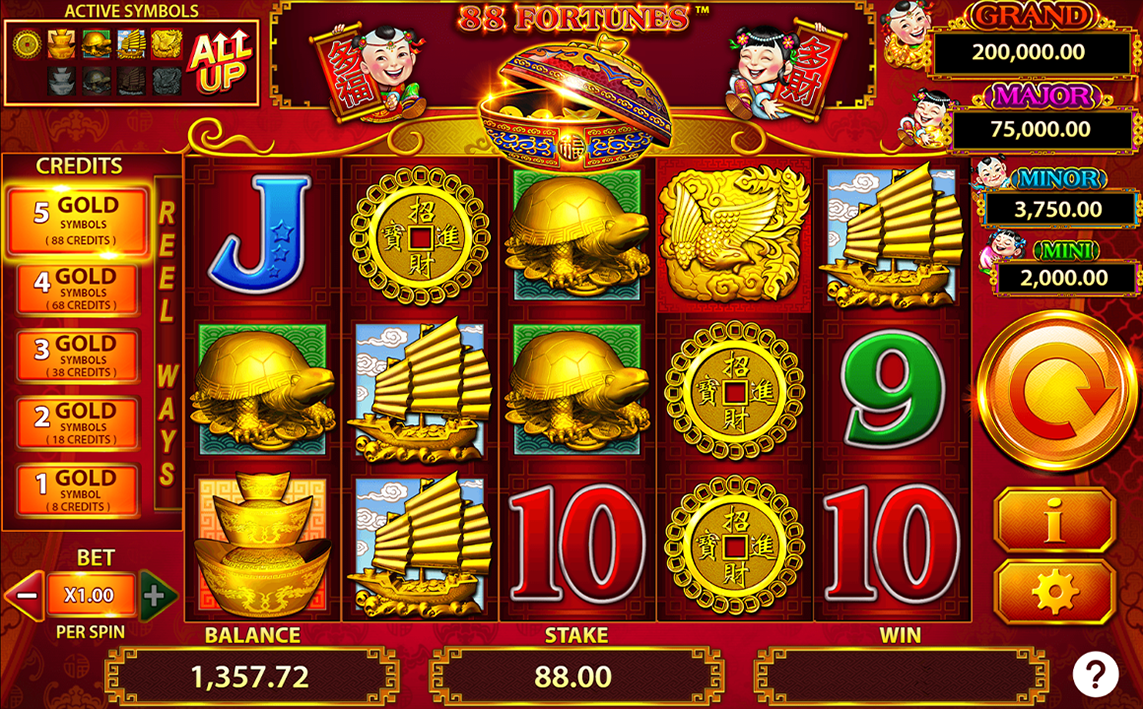 88 Fortunes Slot Machine