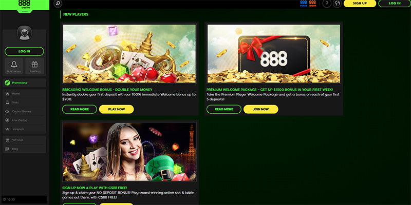 888 Casino Bonus Best Promotions