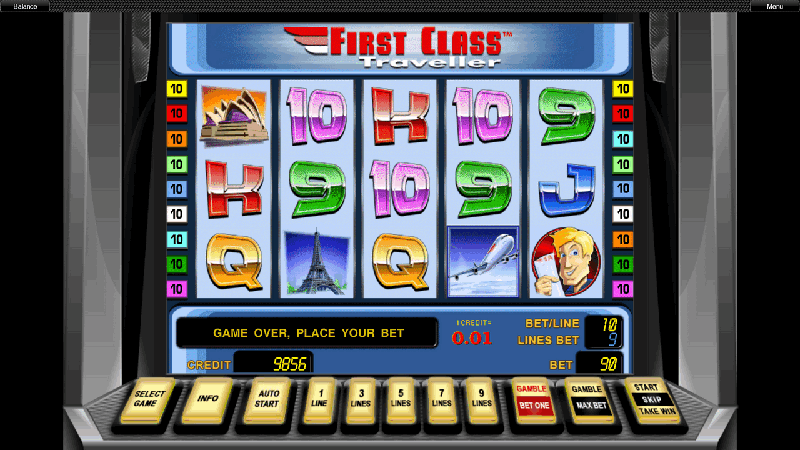 First Class Traveller Slot Machine