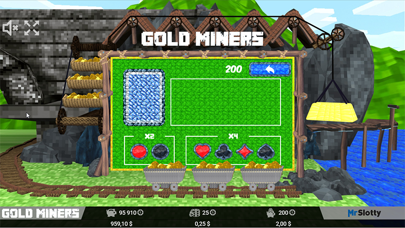 Gold Miners Bonus Game