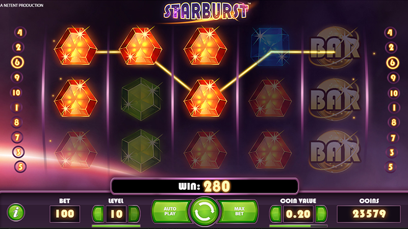 Starburst slot machine